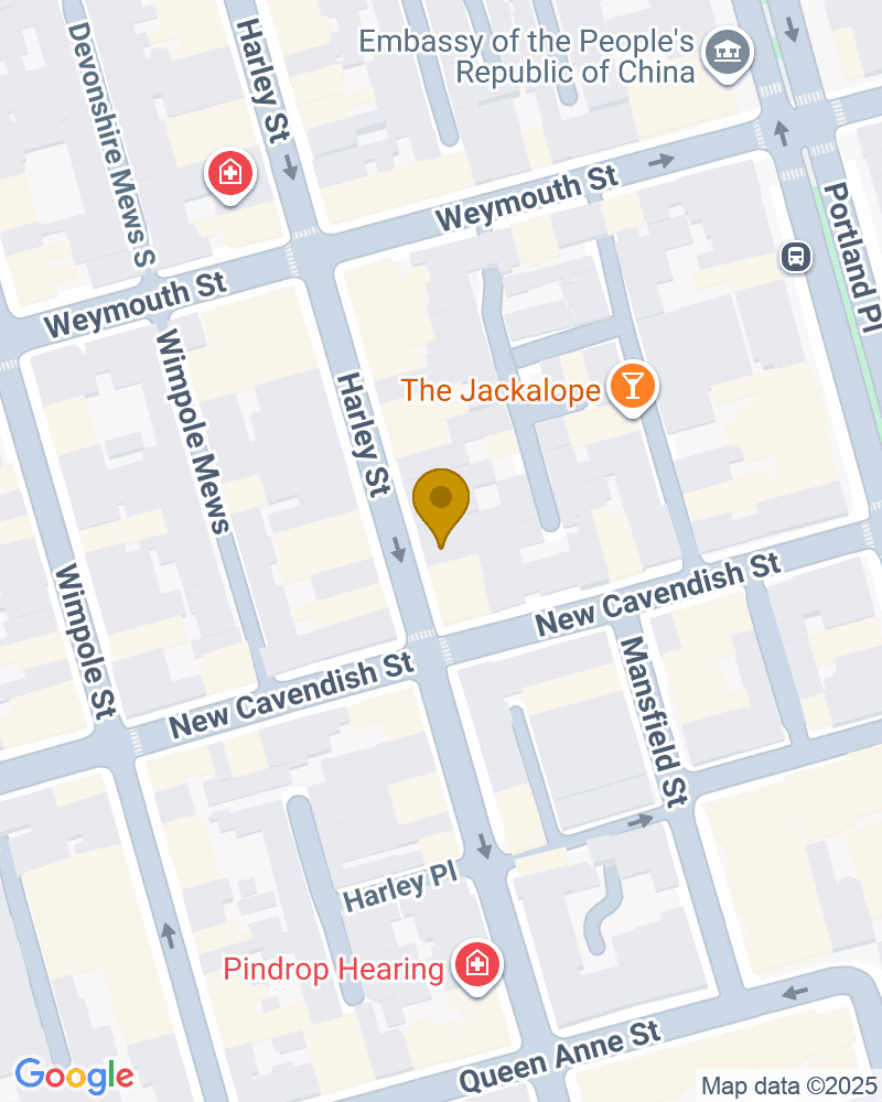 London Cartilage Clinic Location Map